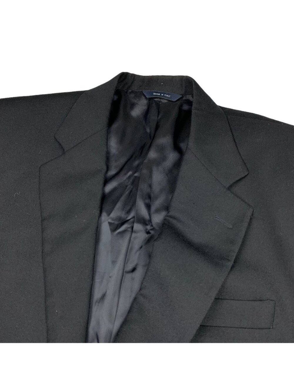 Brooks Brothers Men's Wool/Cashmere 2-Button Blazer Navy Blue • Italy • 42 L